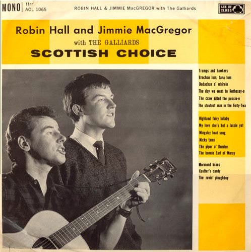 Robin Hall And Jimmie MacGregor With The Galliards : Scottish Choice (LP, Album, Mono)