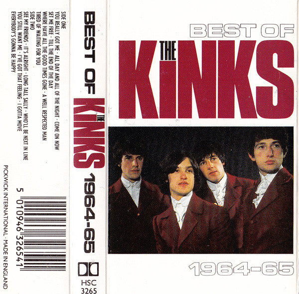 The Kinks : Best Of The Kinks 1964-65 (Cass, Comp)