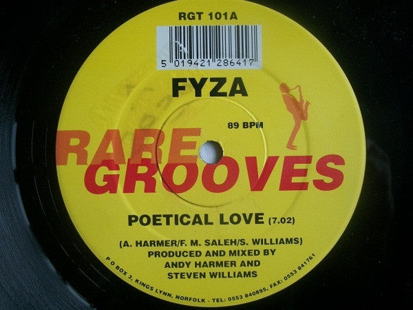 FYZA : Poetical Love / Piano (12")