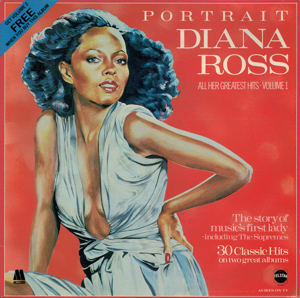 Diana Ross : Portrait (All Her Greatest Hits - Volume 1) (LP,Album,Compilation,Stereo)