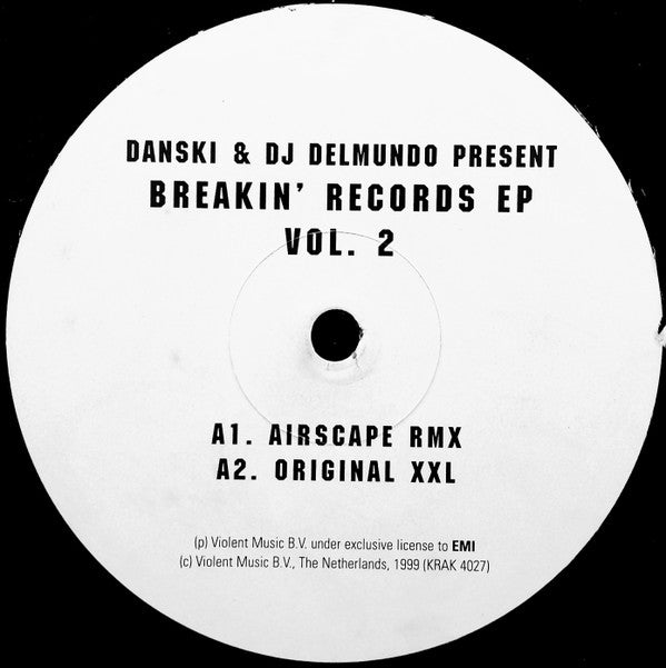 Danski & DJ Delmundo : Breakin' Records EP Vol. 2 (12",33 ⅓ RPM,EP)