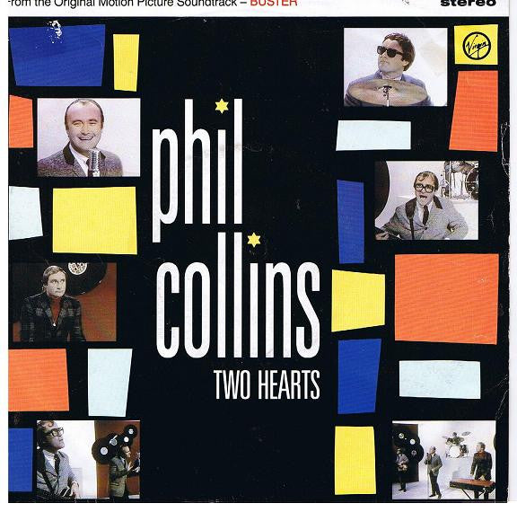 Phil Collins : Two Hearts (7", Single, Sil)