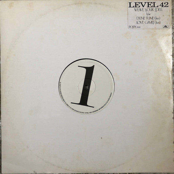 Level 42 : Weave Your Spell (12", Advance, Promo)