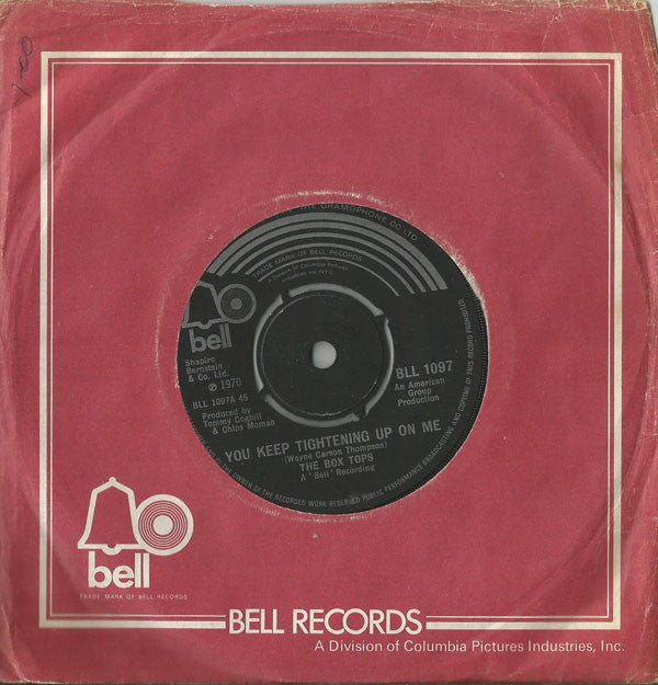 Box Tops : You Keep Tightening Up On Me (7",45 RPM,Single)