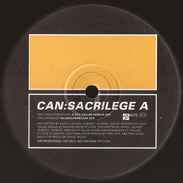 Can : Sacrilege (12",Promo)