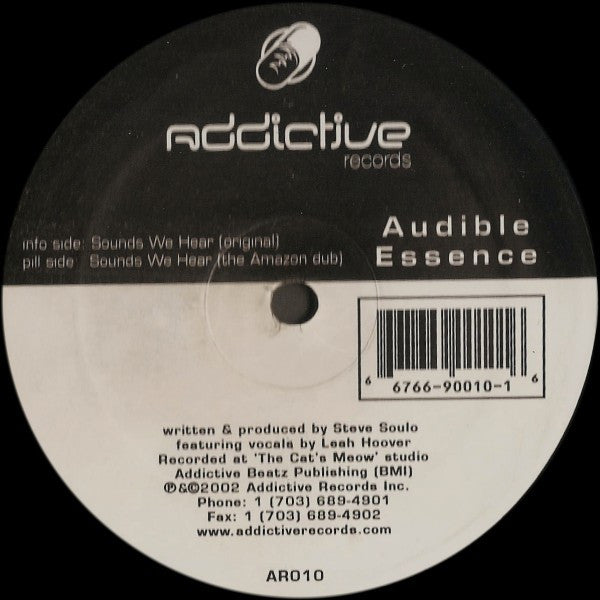 Audible Essence : Sounds We Hear (12",45 RPM)