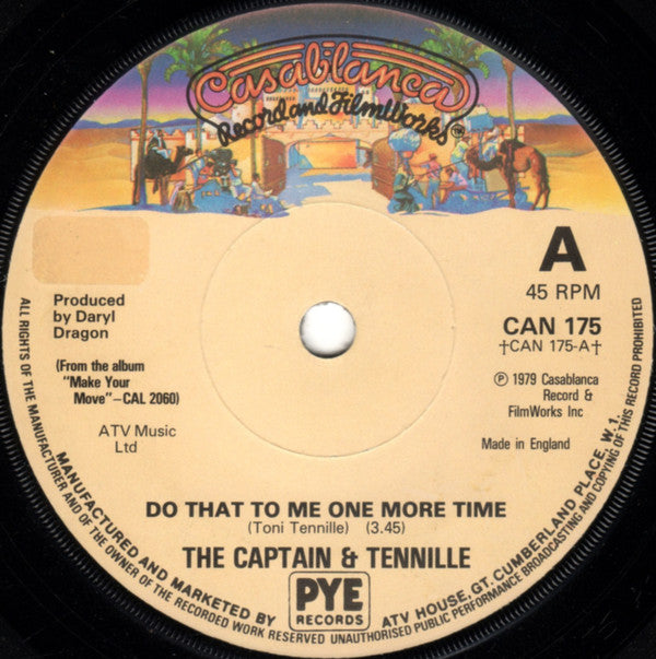 Captain And Tennille : Do That To Me One More Time (7",45 RPM,Single)