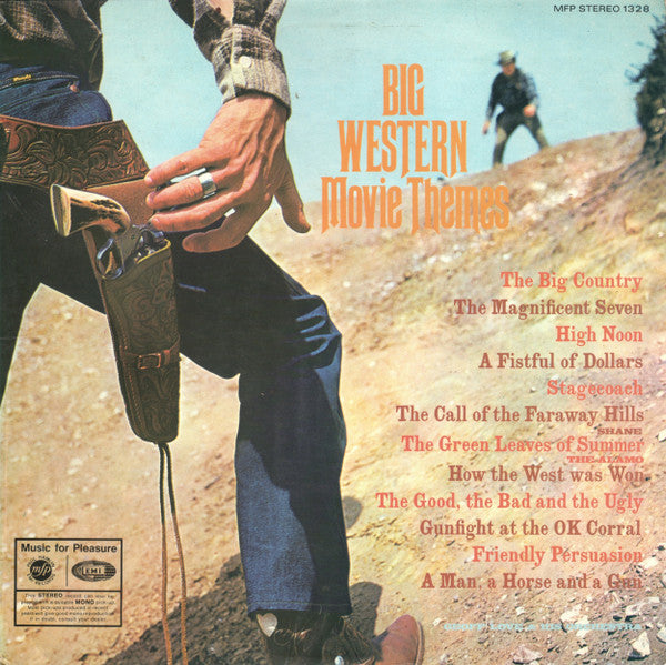 Geoff Love & His Orchestra : Big Western Movie Themes (LP, Red)