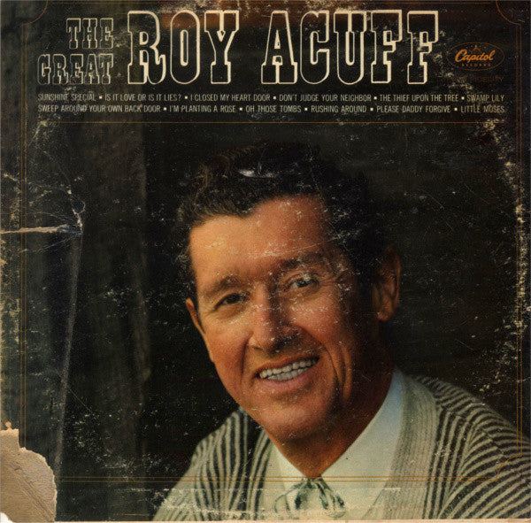 Roy Acuff : The Great Roy Acuff (LP, Album, Mono)