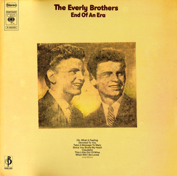 Everly Brothers : End Of An Era (LP,Compilation)