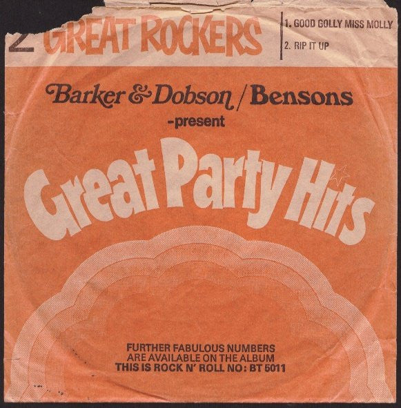 Unknown Artist : Great Party Hits - 2 Great Rockers (Flexi, 7", S/Sided)