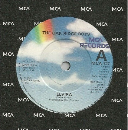 The Oak Ridge Boys : Elvira (7", Single)