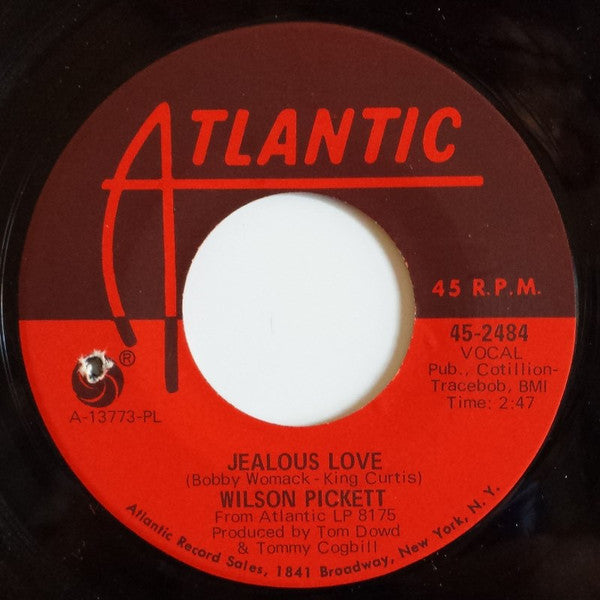 Wilson Pickett : Jealous Love (7",45 RPM,Single)