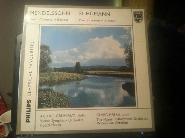 Felix Mendelssohn-Bartholdy, Robert Schumann, Arthur Grumiaux, Clara Haskil : Mendelssohn - Violin Concerto In E Minor, Schumann Piano Concerto In A Minor (LP, Album)