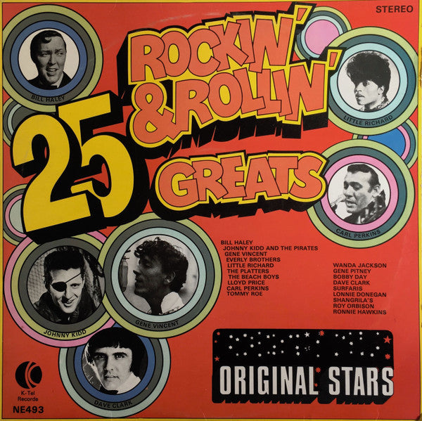 Various : 25 Rockin' & Rollin' Greats (LP,Compilation,Limited Edition)